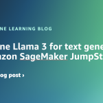 Fine-tune Llama 3 for text generation on Amazon SageMaker JumpStart